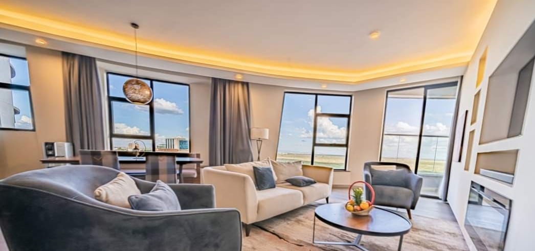 A spacious, FULLY FITTED AND FURNISHED 2 bedroom APARTMENT, located off Mombasa road