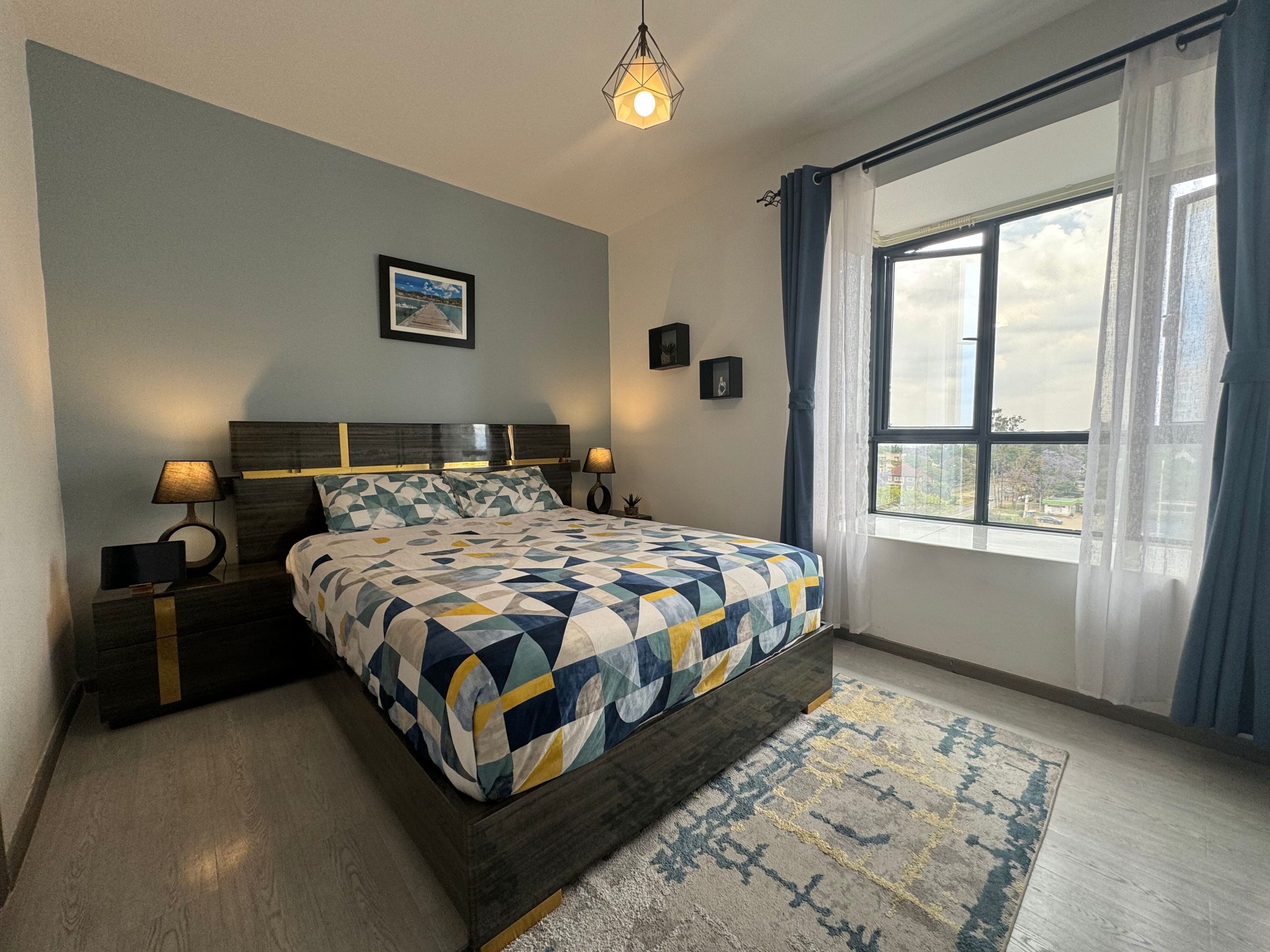 A delightfully finished and furnished to high standard is this 2-bedroom apartment in a low density compound in Kileleshwa