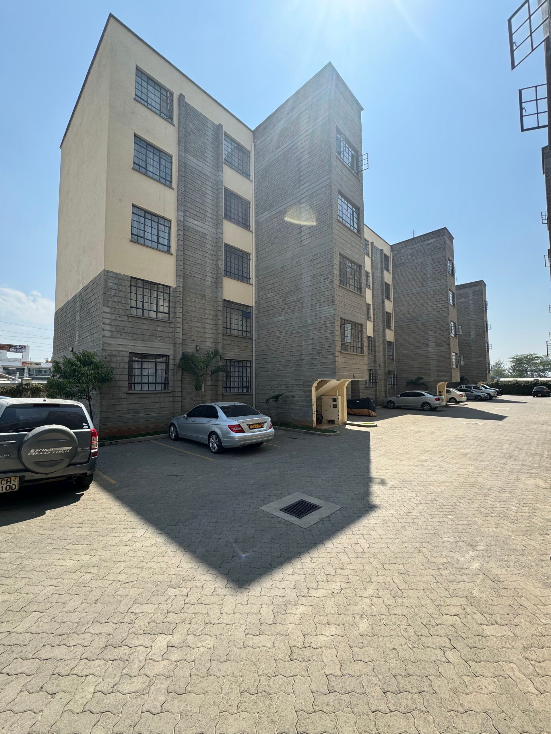 A spacious 2 bedroom APARTMENT, conveniently located along Beijing road, Mlolongo, in a secure compound.