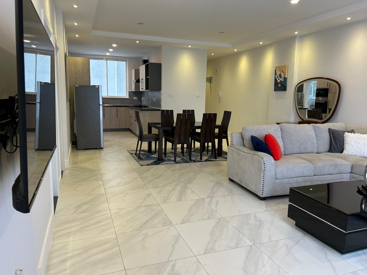 This two bedroom furnished apartment