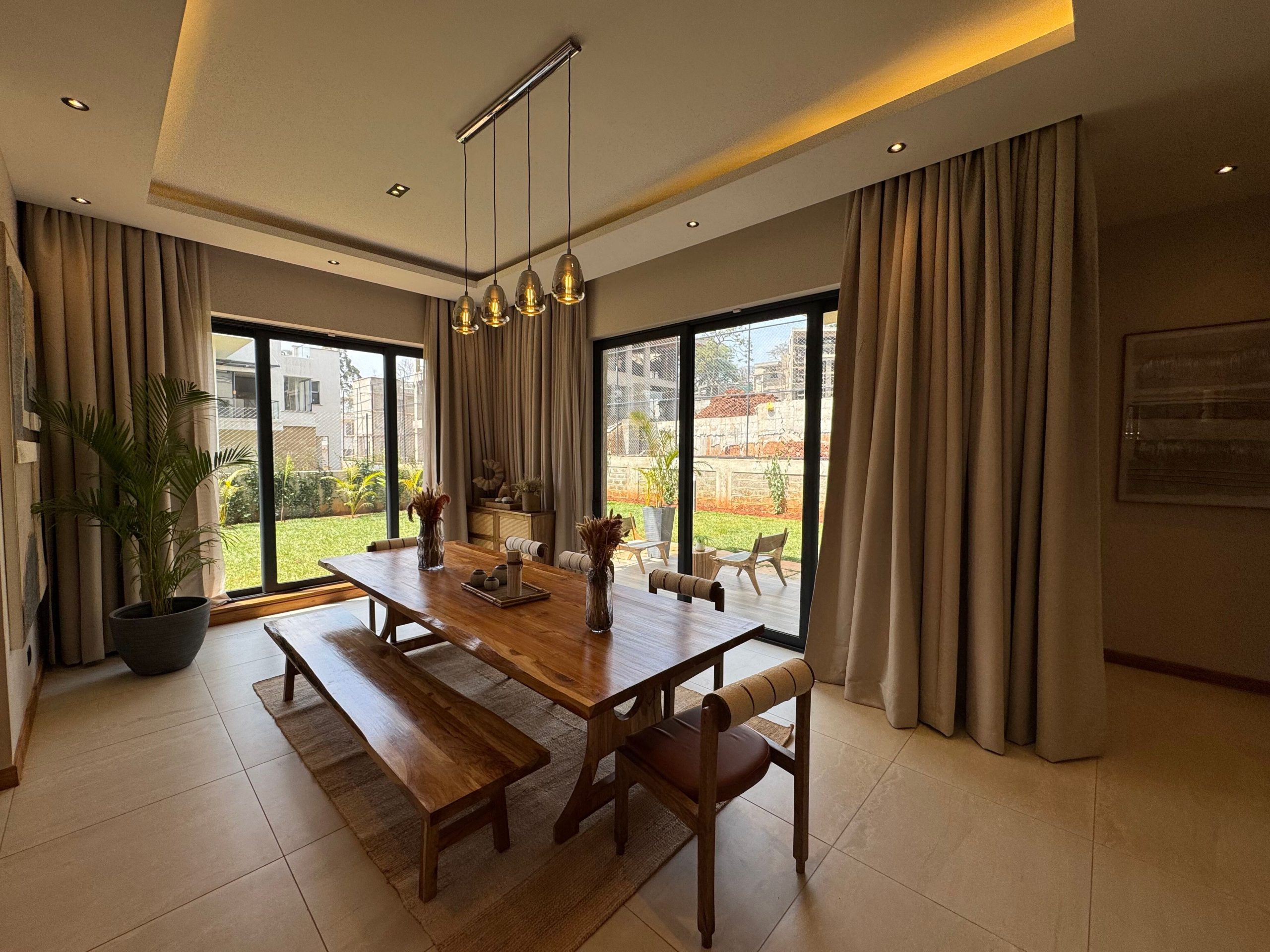 Discover modern living in this newly built 4- bedroom villa nestled in a serene, gated compound