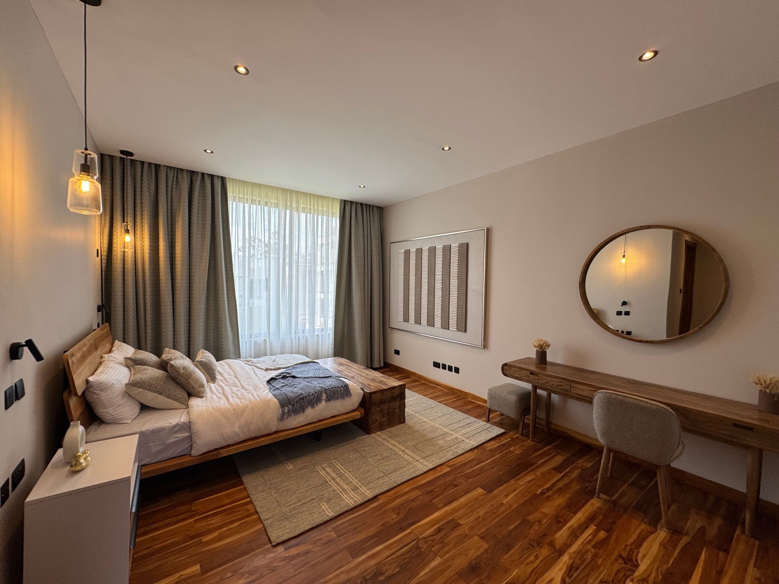 Discover modern living in this newly built 4- bedroom villa nestled in a serene, gated compound
